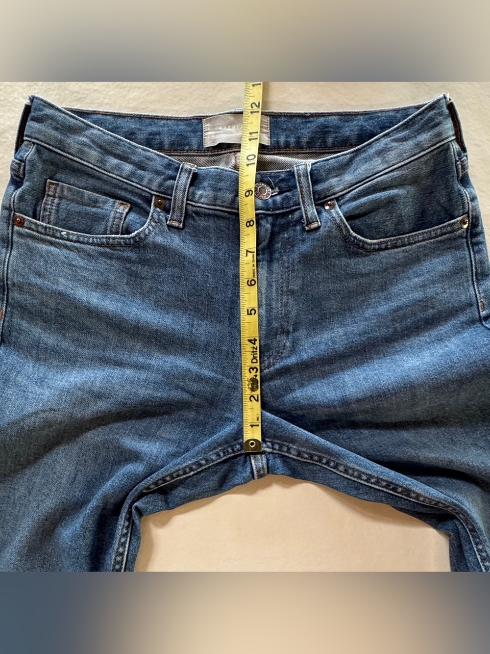 Everlane The Selvedge Slim Fit Jeans Denim Blue
Mid-Rise Organic Cotton (29) - Picture 7 of 15
